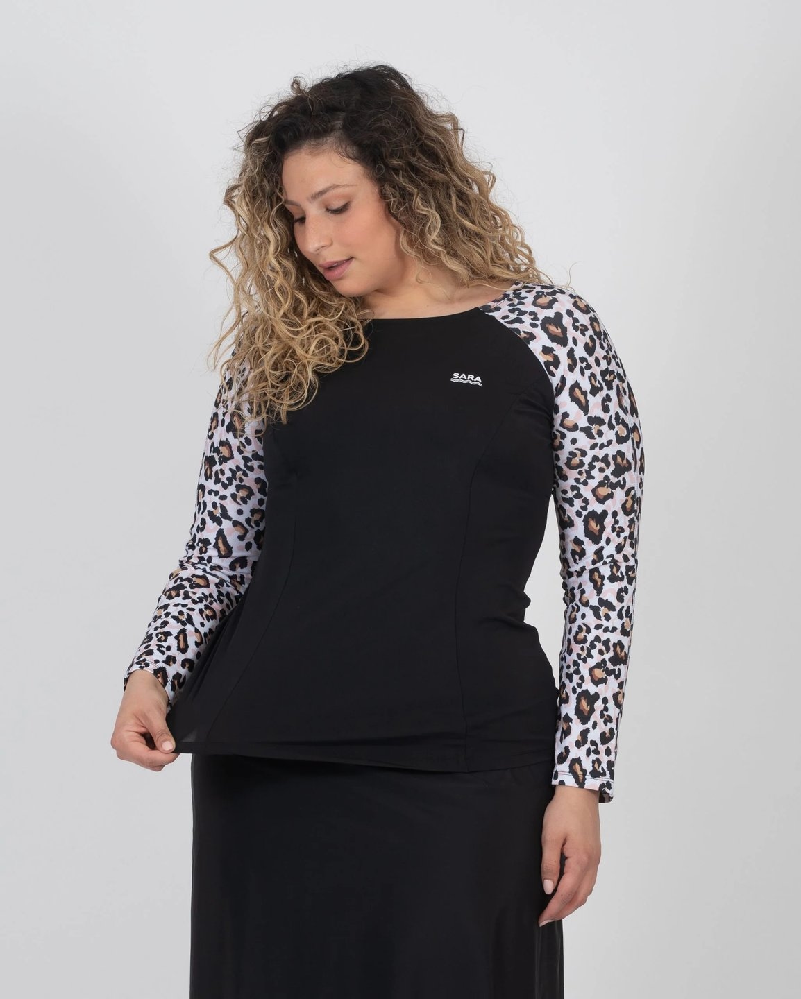 שיק צנוע ארוך מנומר - Image 5